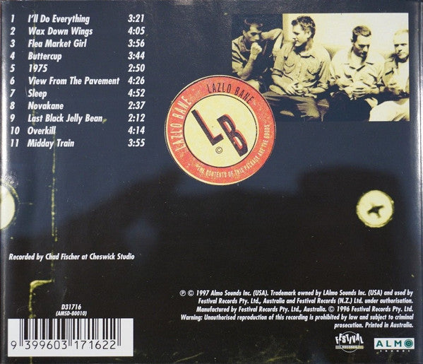 Lazlo Bane : 11 Transistor (CD, Album)