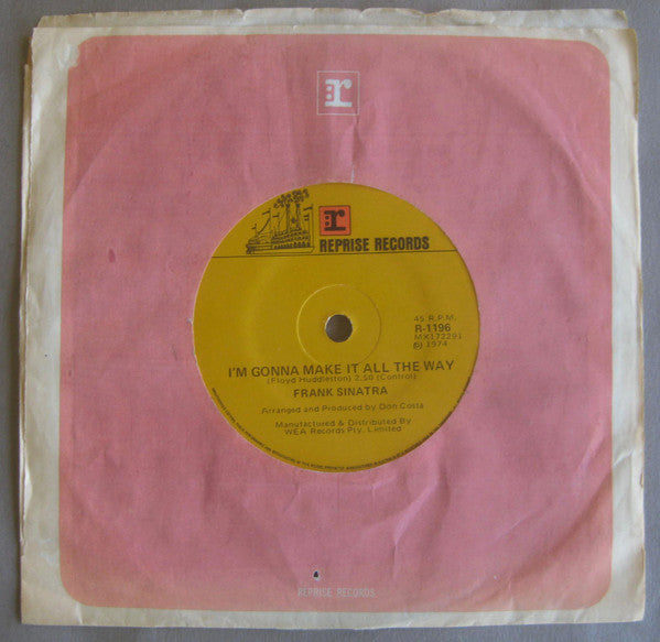 Frank Sinatra : Bad, Bad Leroy Brown / I'm Gonna Make It All The Way (7")