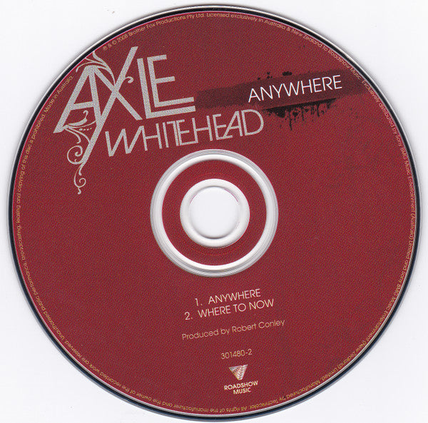 Axle Whitehead : Anywhere (CD, Single)