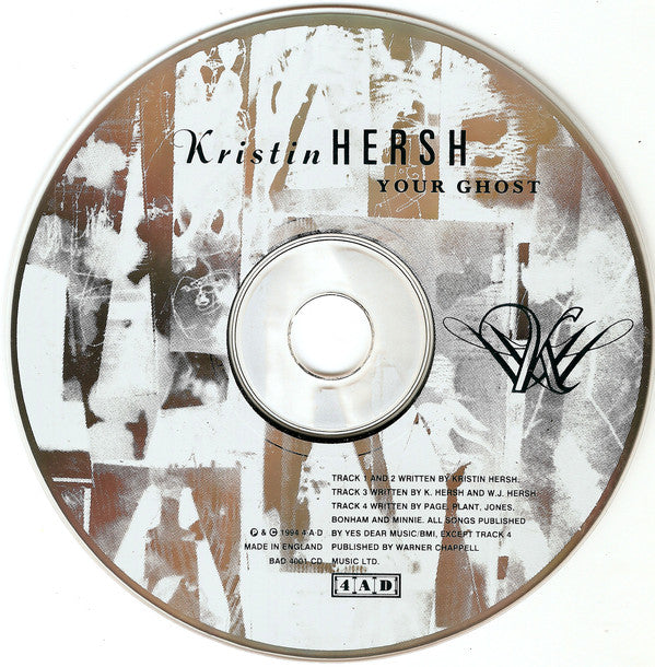 Kristin Hersh : Your Ghost (CD, Single, Dig)