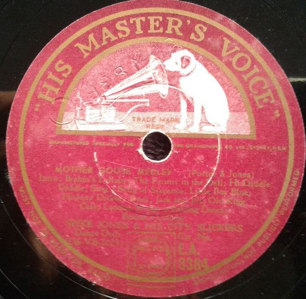 Spike Jones And His City Slickers : Old Macdonald Had A Farm / Mother Goose Medley (Shellac, 10")