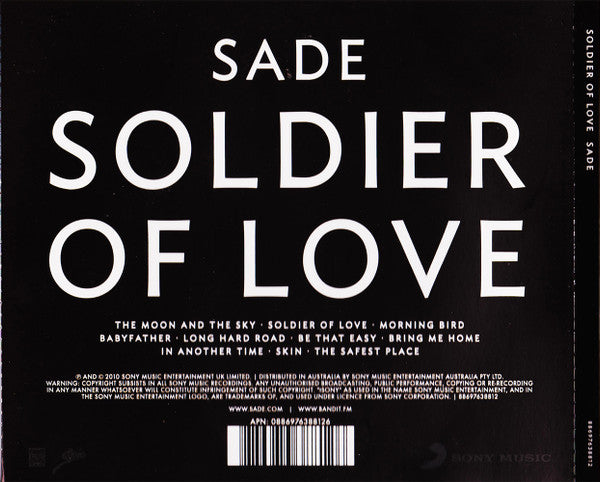 Sade : Soldier Of Love (CD, Album)