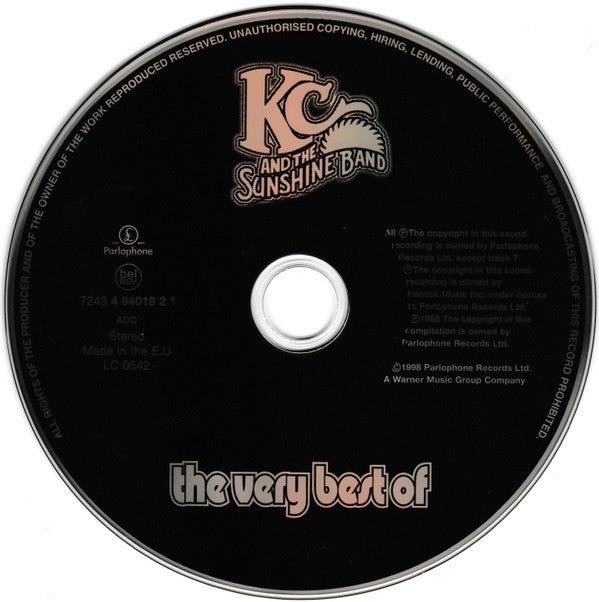 K.C. & The Sunshine Band* : The Very Best Of... (CD, Comp, RE)