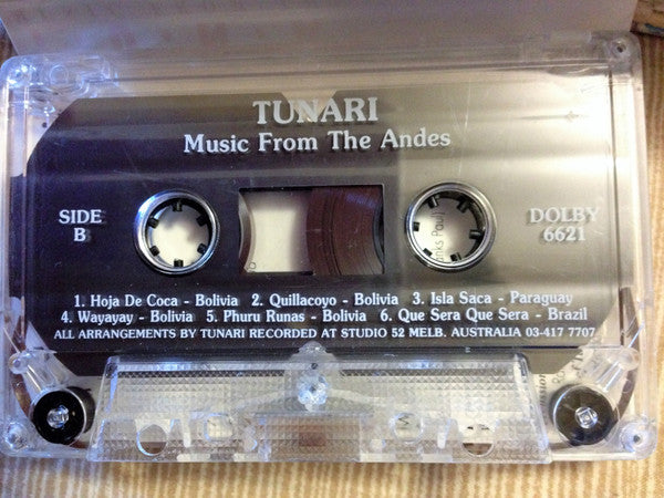 Tunari : Music From The Andes (Cass, Album)