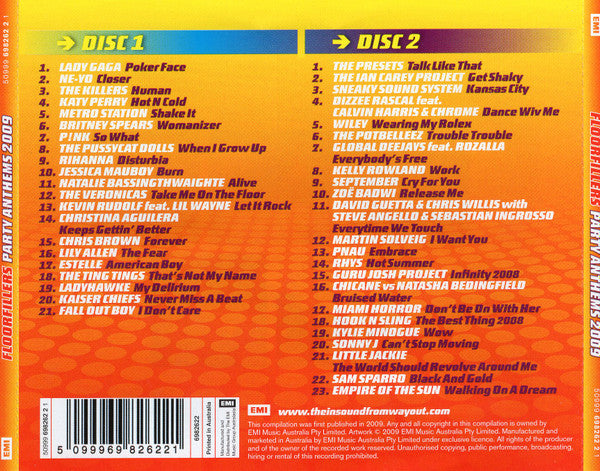Various : Floorfillers Party Anthems 2009 (2xCD, Comp)