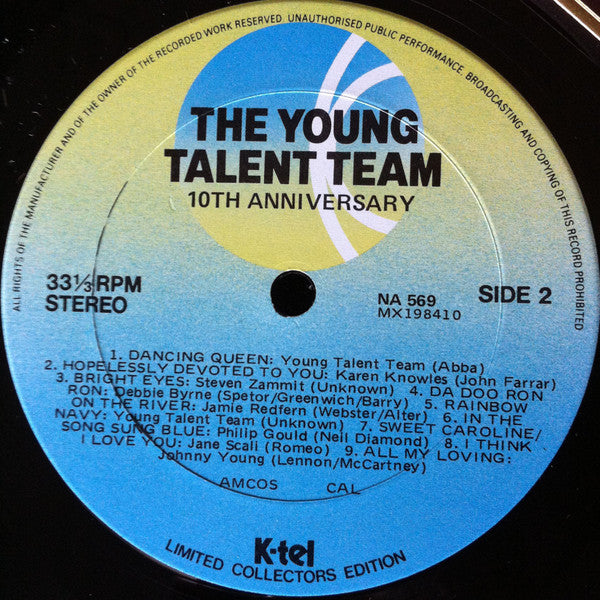 The Young Talent Team : 10th Anniversary Album (LP, Album, Gat)