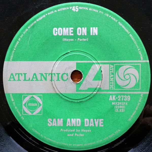 Sam And Dave* : Soul Sister, Brown Sugar (7", Single)