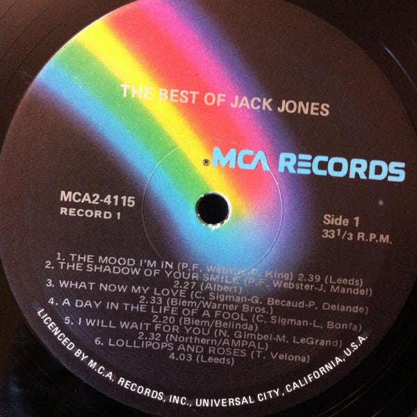 Jack Jones : The Best Of Jack Jones (2xLP, Comp, Gat)