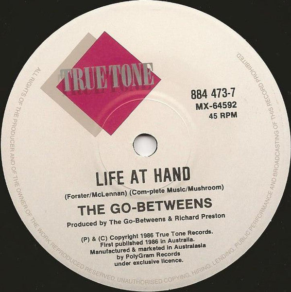 The Go-Betweens : Spring Rain (7", Single)