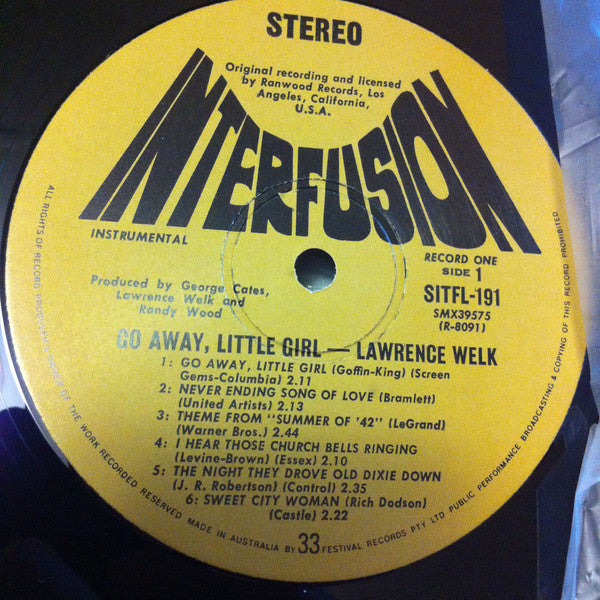 Lawrence Welk And His Orchestra : A Lawrence Welk Hit Collection / Go Away Little Girl (2xLP, Comp)