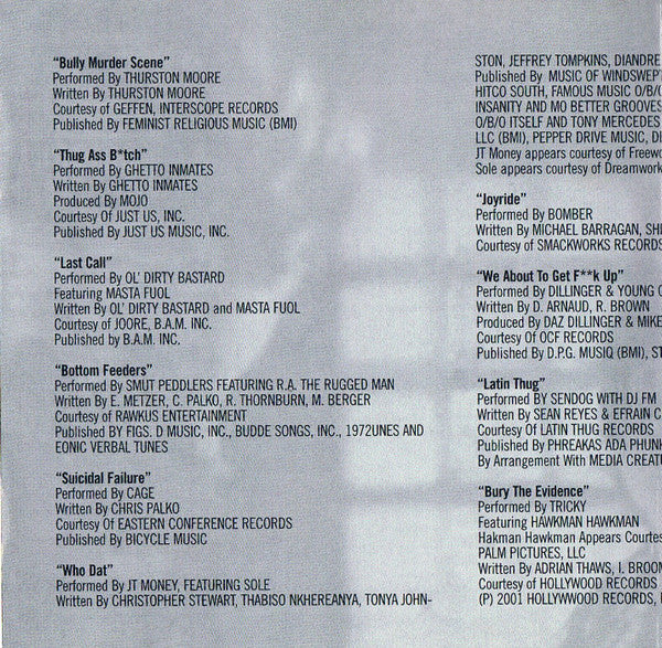 Various : Bully - Music From The Larry Clark Film (CD, Comp)