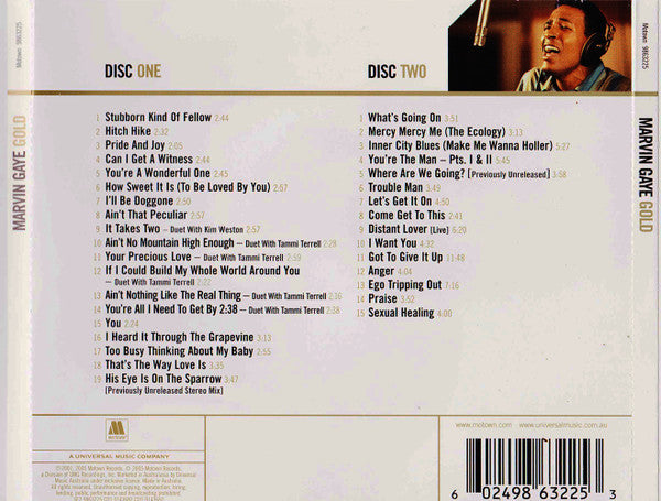 Marvin Gaye : Gold (2xCD, Comp, RM)