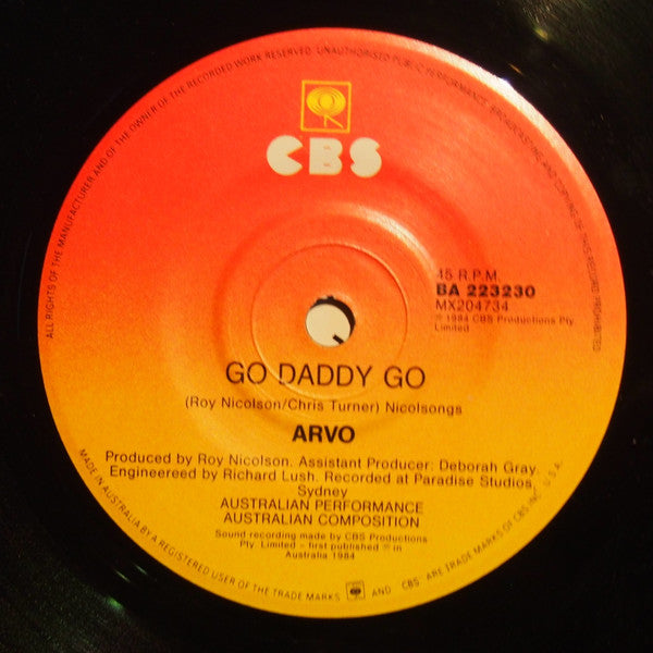 Arvo : Picture In The Paper (7", Single)