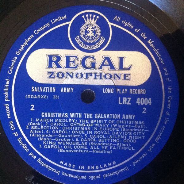 Officer Cadets Of The William Booth Memorial Training College, London Accompanied By The International Staff Band Of The Salvation Army : Christmas With The Salvation Army (LP, Album)