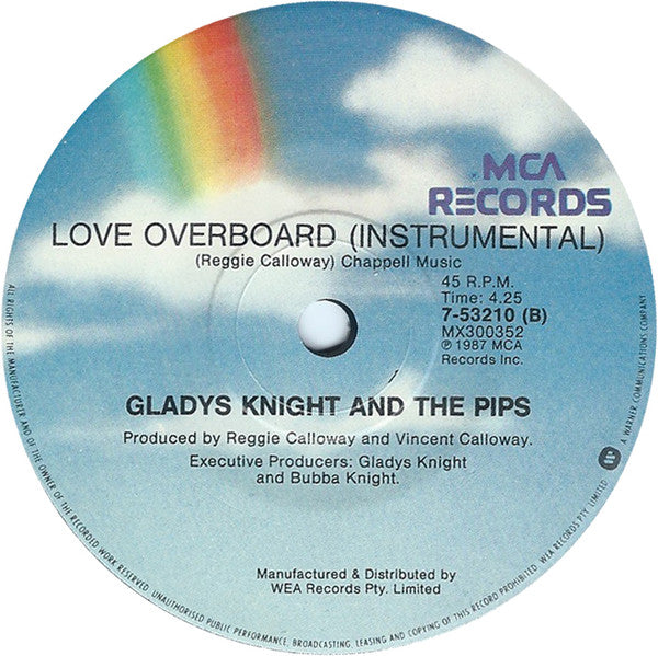 Gladys Knight And The Pips : Love Overboard (7", Single)