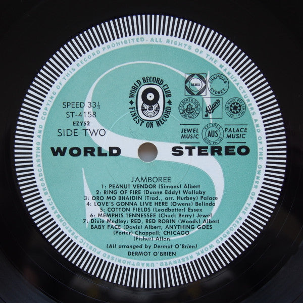 Dermot O'Brien And His Clubmen : Jamboree (LP, Album, Club)