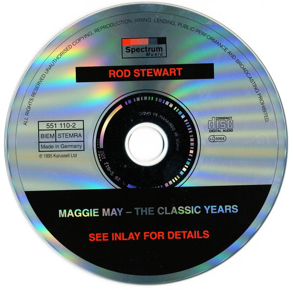 Rod Stewart : Maggie May - The Classic Years (CD, Comp)