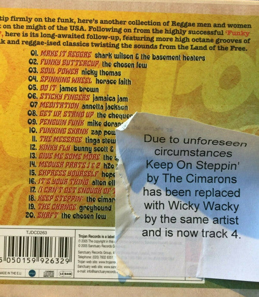 Various : Soul Power - Funky Kingston 2 - Reggae Dance Floor Grooves 1968-74 (CD, Comp)