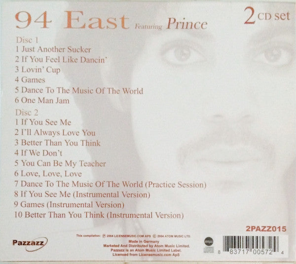 94 East Featuring Prince : If You Feel Like Dancin' (CD, Album, RE + CD, RE + Box, Comp, RE)