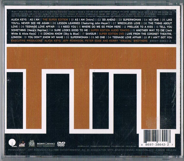 Alicia Keys : As I Am (CD, Album + DVD-V, NTSC + Dlx, S/Edition, The)