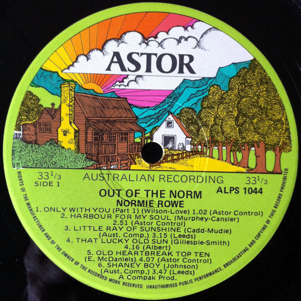 Normie Rowe : Out Of The Norm (LP, Album)