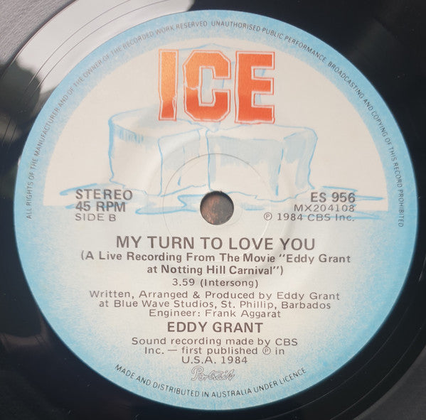 Eddy Grant : Romancing The Stone (7", Single)