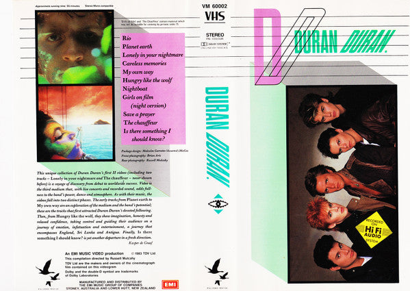 Duran Duran : Duran Duran (VHS, Comp, PAL)