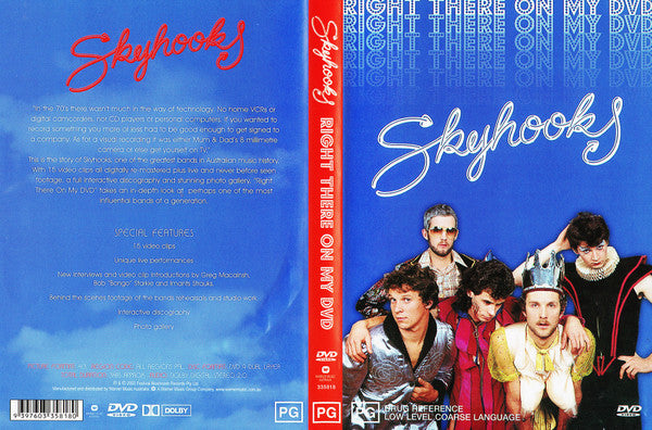 Skyhooks : Right There On My Dvd (DVD-V, Comp, PAL)