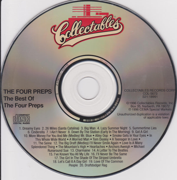 The Four Preps : Collector's Series (CD, Comp, Mono, RE, RM)