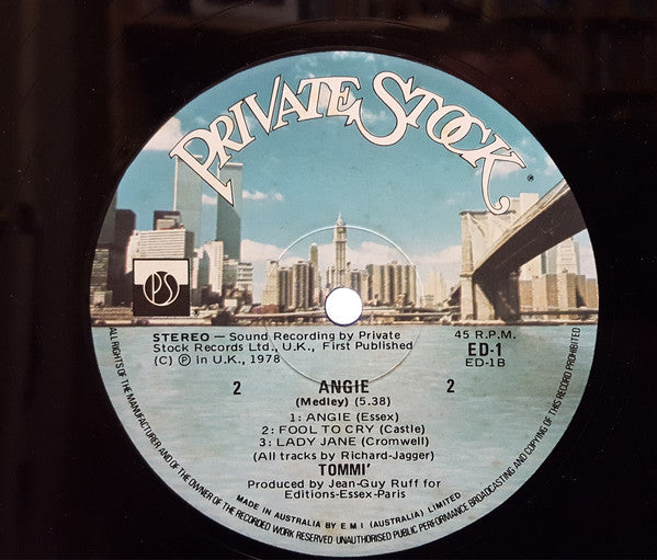 Tommi (6) : Disco Satisfaction (12")