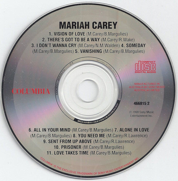 Mariah Carey : Mariah Carey (CD, Album, RE)