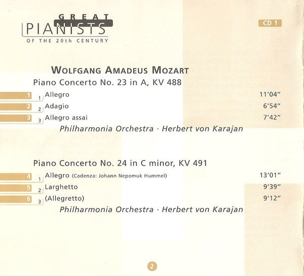 Walter Gieseking, Beethoven*, Chopin*, Franck*, Mozart*, Scriabin* : Walter Gieseking I (2xCD, Comp)