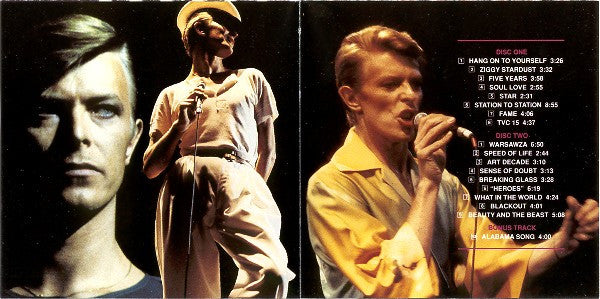 David Bowie : Stage (2xCD, Album, RE, RM, RP)