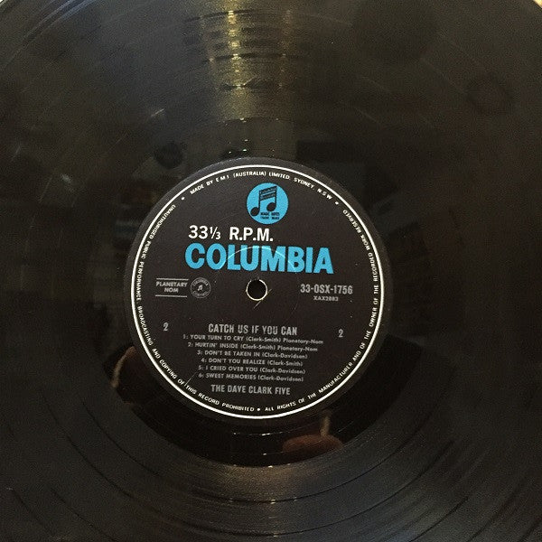 The Dave Clark Five : Catch Us If You Can (LP, Album, Mono)