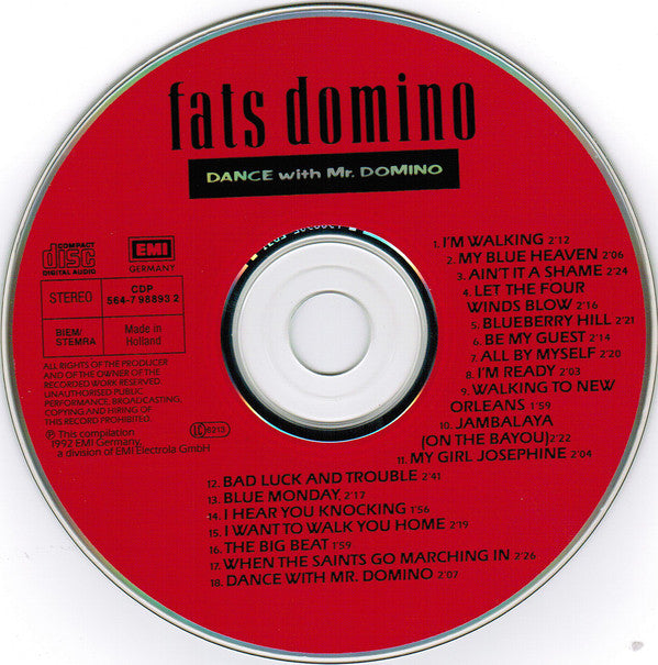 Fats Domino : Dance With Mr. Domino (CD, Comp)