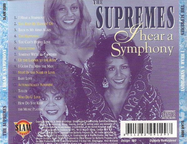 The Supremes* : I Hear A Symphony (CD, Comp)