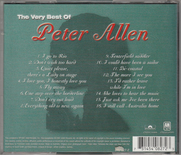 Peter Allen : The Very Best Of Peter Allen (CD, Comp, RE)