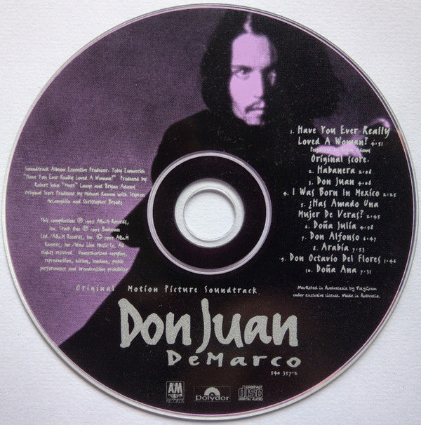 Michael Kamen : Don Juan DeMarco (Original Motion Picture Soundtrack) (CD, Comp)
