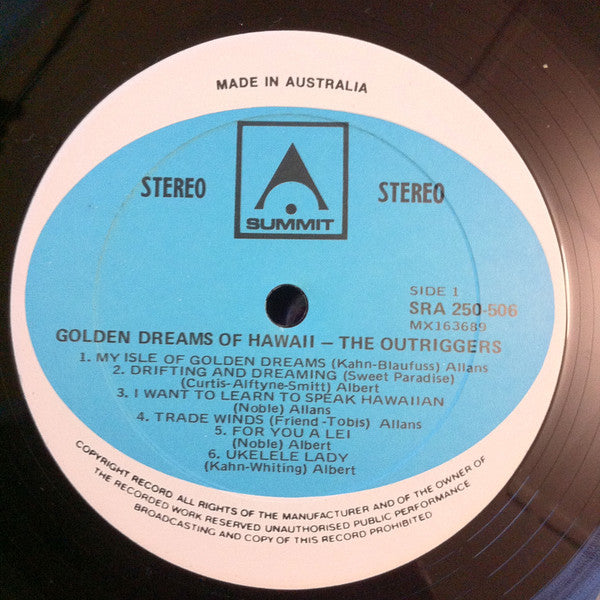 The Outriggers : Golden Dreams Of Hawaii (LP)