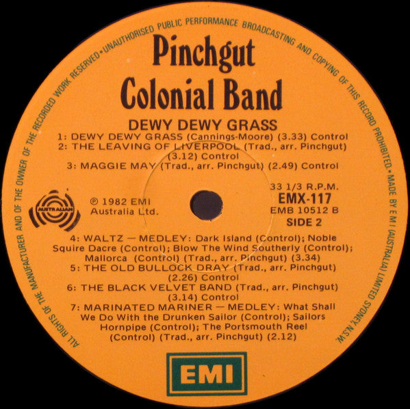 Pinchgut (2) : Dewy Dewy Grass (LP, Album)