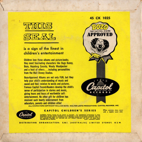 Mel Blanc : Woody Woodpecker And The Lost Monkey (7")