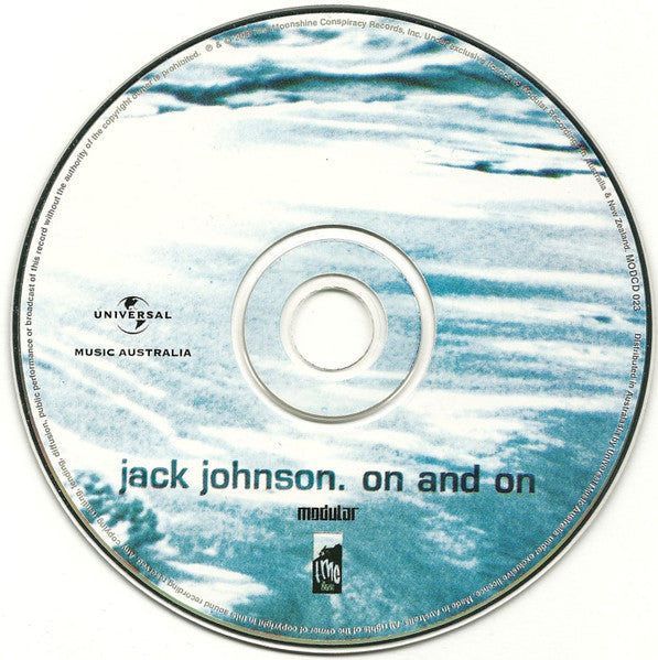 Jack Johnson : On And On (CD, Album, Dig)