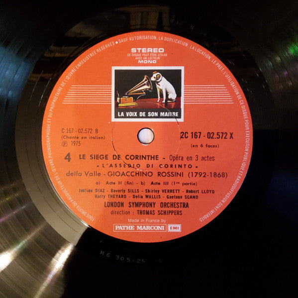 Gioacchino Rossini - Beverly Sills, Shirley Verrett, Justino Diaz, Harry Theyard, London Symphony Orchestra & The Ambrosian Opera Chorus, Thomas Schippers : Le Siège De Corinthe (3xLP)