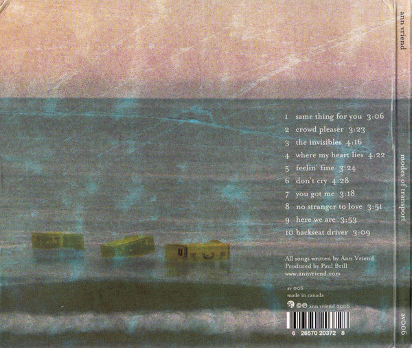 Ann Vriend : Modes Of Transport (CD, Album)