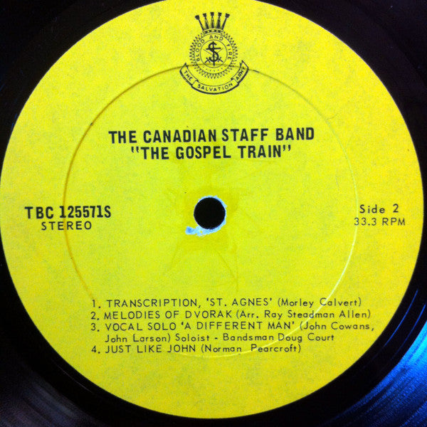 The Canadian Staff Band Of The Salvation Army : The Gospel Train (LP, Album)