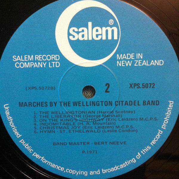 Wellington Citadel Band* : Marches By The Wellington Citadel Band (LP, Album)