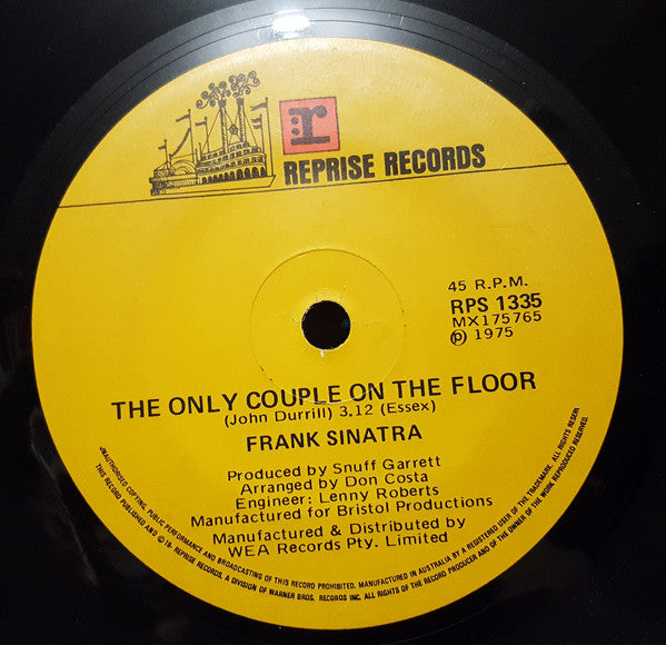 Frank Sinatra : I Believe I'm Gonna Love You (7")