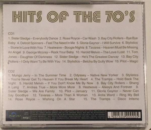Various : Hits Of The 70's (2xCD, Comp, RE)