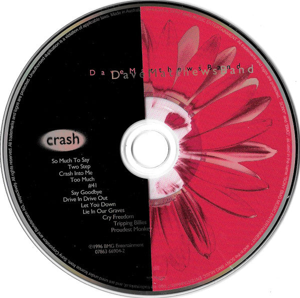 Dave Matthews Band : Crash (CD, Album)