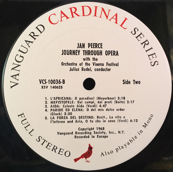 Jan Peerce : Journey Through Opera (LP, Album)